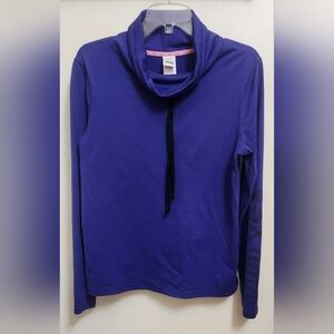 Victorias Secret VSX Sport Small Purple Athletic Pullover Sweatshirt Funnel Neck